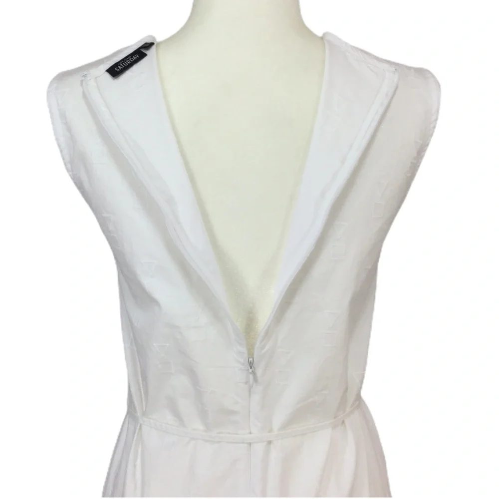 Kate Spade Saturday Embroidered Retro Shapes Cotton Mini Dress - Picture 5 of 11